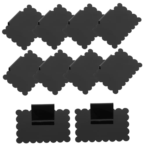 CLISPEED 10 Stück Teiliges Wiederbeschreibbare Kleine Körbe Etikettenhalter mit Schwarzer Tafelbeschriftung Abwischbar für Supermarkt Küche Büro und Aufbewahrung CLISPEED 10 Stück Teiliges Wiederbeschreibbare Kleine Körbe Etikettenhalter mit Schwarzer Tafelbeschriftung Abwischbar für Supermarkt Küche Büro und Aufbewahrung von CLISPEED