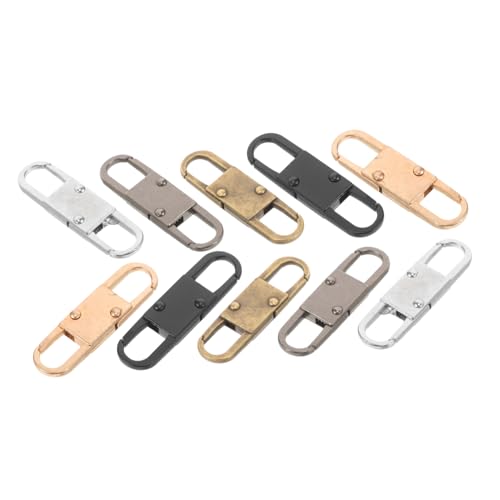CLISPEED 10 Stück Teiliges Zipper Ersatz mit Reißverschlussschiebern in Farben Einfache Montage ohne Werkzeug Robust und Langlebig für Rucksäcke Jacken Taschen und Koffer Einsetzbar von CLISPEED