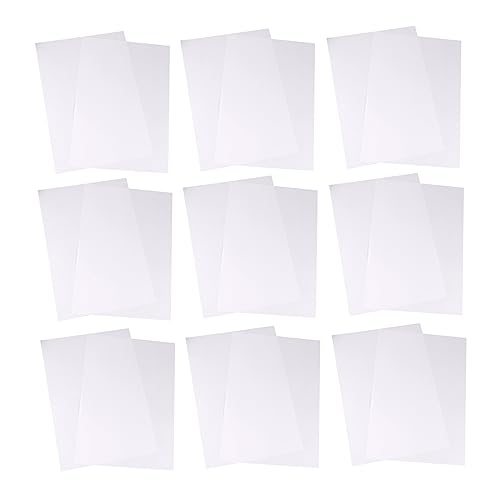 CLISPEED 100 Blatt Abziehpapier Doppelseitiges Antihaftbeschichtetes Papier für Handbücher und Bastelprojekte Weiß für Büro und Zuhause CLISPEED 100 Blatt Abziehpapier Doppelseitiges Antihaftbeschichtetes Papier für Handbücher und Bastelprojekte Weiß für Büro und Zuhause von CLISPEED