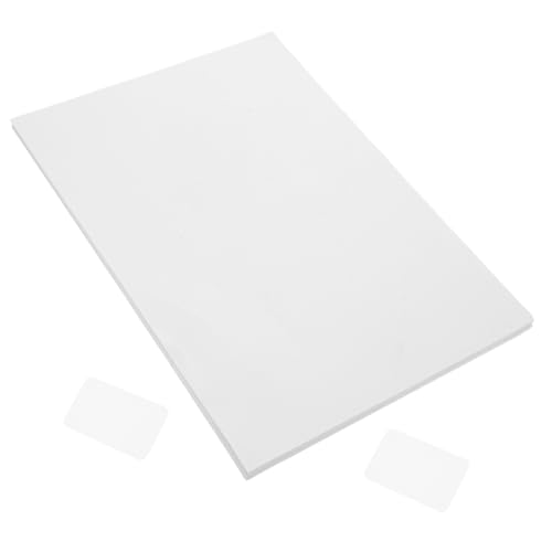 CLISPEED 100 Blatt Selbstklebende Etiketten Weiße Matte Aufkleber für Büro Lager und Etiketten pro Blatt Stark Haftend Beschriftbar Effizient für Artikelidentifikation CLISPEED 100 Blatt Selbstklebende Etiketten Weiße Matte Aufkleber für Büro Lager und Etiketten pro Blatt Stark Haftend Beschriftbar Effizient für Artikelidentifikation von CLISPEED