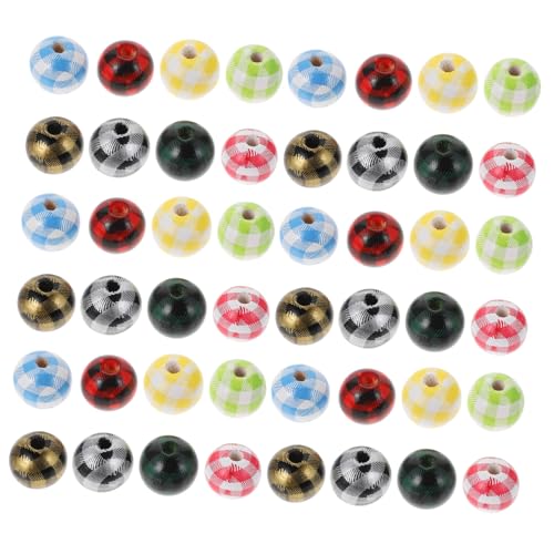 CLISPEED 100 Stück Bunte Holzperlen mit Glatte Lose Perlen zum Auffädeln DIY Schmuck Spacer Charms für Armbänder Basteln Zubehör für Schmuckherstellung CLISPEED 100 Stück Bunte Holzperlen mit Glatte Lose Perlen zum Auffädeln DIY Schmuck Spacer Charms für Armbänder Basteln Zubehör für Schmuckherstellung von CLISPEED