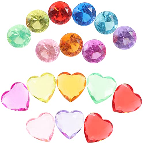 CLISPEED 100 Stück DIY Acryl Gems Haarschmuck Zubehör Bunte Strasssteine für Kreative Bastelprojekte für Haarschmuck Handy Dekoration und Hochzeitssträuße CLISPEED 100 Stück DIY Acryl Gems Haarschmuck Zubehör Bunte Strasssteine für Kreative Bastelprojekte für Haarschmuck Handy Dekoration und Hochzeitssträuße von CLISPEED