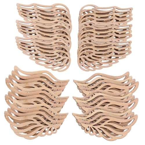 CLISPEED 100 Stück Engelsflügel Holzausschnitte Bastelholzscheiben Holzflügel DIY Zubehör für Kreative Weihnachtsdekorationen und Handwerksprojekte Naturfarben für Erwachsene CLISPEED 100 Stück Engelsflügel Holzausschnitte Bastelholzscheiben Holzflügel DIY Zubehör für Kreative Weihnachtsdekorationen und Handwerksprojekte Naturfarben für Erwachsene von CLISPEED