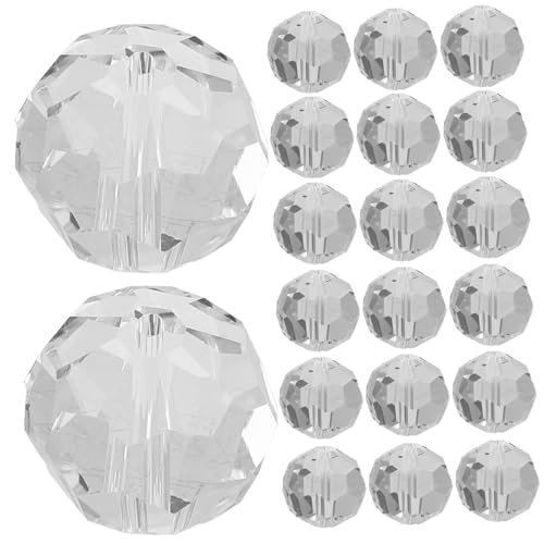 CLISPEED 100 Stück Facettierte Kristallperlen für Vorhang DIY Anhänger Dekoration Türvorhang Glitzernde Schmuck Perlen Spacer für Basteln und Wohnaccessoires CLISPEED 100 Stück Facettierte Kristallperlen für Vorhang DIY Anhänger Dekoration Türvorhang Glitzernde Schmuck Perlen Spacer für Basteln und Wohnaccessoires von CLISPEED