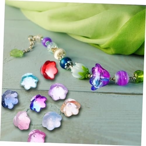 CLISPEED 100 Stück Glasperlen Blumen Spacer Beads Bunte Kleine Glasblumen Perlen für DIY Schmuckherstellung Armbänder Ohrringe Handwerk Zubehör CLISPEED 100 Stück Glasperlen Blumen Spacer Beads Bunte Kleine Glasblumen Perlen für DIY Schmuckherstellung Armbänder Ohrringe Handwerk Zubehör von CLISPEED