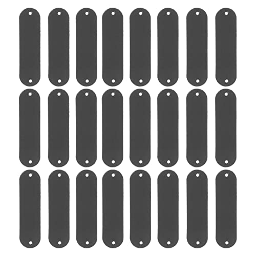 CLISPEED 100 Stück Handmade Lederetiketten DIY Leere PU Kleidung Hüte Taschen Nählabel für Kreative Projekte Schwarz CLISPEED 100 Stück Handmade Lederetiketten DIY Leere PU Kleidung Hüte Taschen Nählabel für Kreative Projekte Schwarz von CLISPEED
