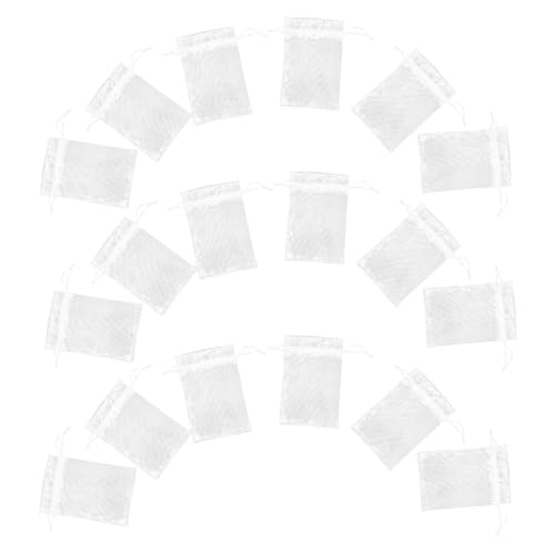 CLISPEED 100 Stück Kleine Organzasäckchen mit Zugband Vielseitige Geschenktüten für Schmuck Süßigkeiten Hochzeit Party Handliche Geschenkbeutel Weißem Netzstoff CLISPEED 100 Stück Kleine Organzasäckchen mit Zugband Vielseitige Geschenktüten für Schmuck Süßigkeiten Hochzeit Party Handliche Geschenkbeutel Weißem Netzstoff von CLISPEED