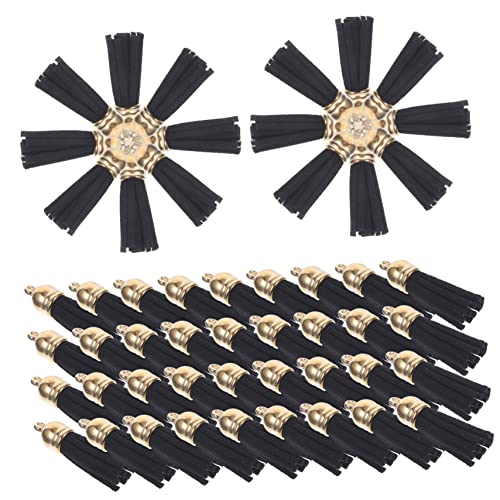 CLISPEED 100 Stück Leder Quasten Anhänger für Schmuckherstellung Schlüsselanhänger Charms DIY Zubehör für Ohrringe Taschen und Schmuckdekoration Vielseitig und Langlebig CLISPEED 100 Stück Leder Quasten Anhänger für Schmuckherstellung Schlüsselanhänger Charms DIY Zubehör für Ohrringe Taschen und Schmuckdekoration Vielseitig und Langlebig von CLISPEED