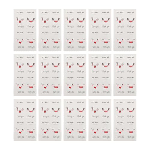 CLISPEED 100 Stück Niedliche Rechteckige Geschenkbox Aufkleber Selbstklebend Versiegelungsetiketten für Geschenkverpackung Basteln und Dekoration Vielseitig Verwendbar CLISPEED 100 Stück Niedliche Rechteckige Geschenkbox Aufkleber Selbstklebend Versiegelungsetiketten für Geschenkverpackung Basteln und Dekoration Vielseitig Verwendbar von CLISPEED