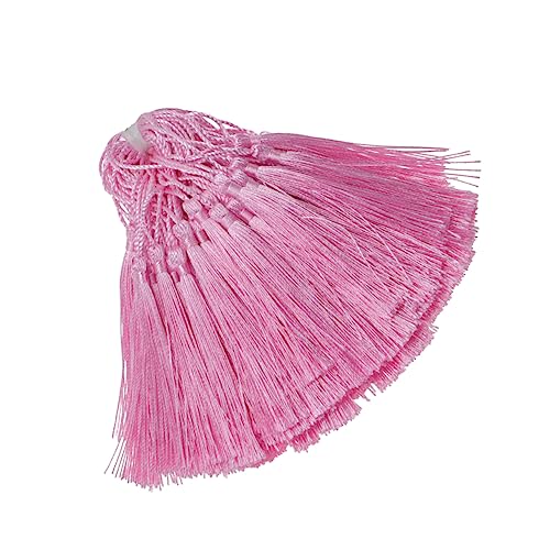 CLISPEED 100 Stück Quaste Lesezeichen kleine Quasten zum Basteln Lesezeichen Quasten Quasten-Charme Reiz Perlen zum Basteln kleidungsetiketten party decoration DIY zubehör Fan-Anhänger Rosa CLISPEED 100 Stück Quaste Lesezeichen kleine Quasten zum Basteln Lesezeichen Quasten Quasten-Charme Reiz Perlen zum Basteln kleidungsetiketten party decoration DIY zubehör Fan-Anhänger Rosa von CLISPEED