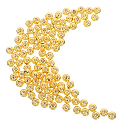 CLISPEED 100 Stück Runde Spacer Perlen Goldplattiertes Kupfer Nahtlose Lose Verbinder Perlen Für DIY Armband Halskette Ohrring Schmuckherstellung Glücksdesign CLISPEED 100 Stück Runde Spacer Perlen Goldplattiertes Kupfer Nahtlose Lose Verbinder Perlen Für DIY Armband Halskette Ohrring Schmuckherstellung Glücksdesign von CLISPEED