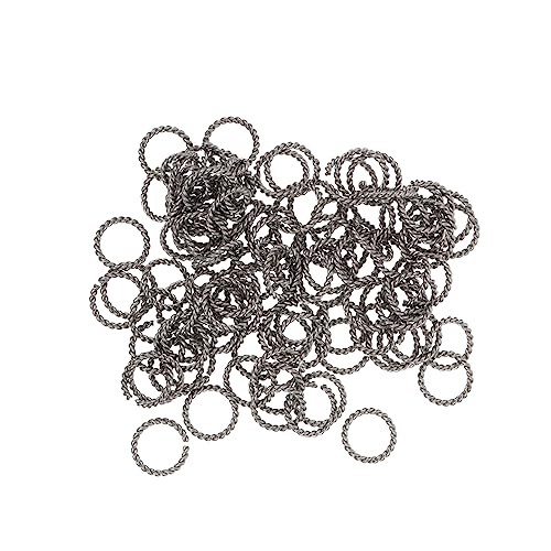 CLISPEED 100 Stück Schmuckringe Gedrehte Verbindungselemente für DIY Schmuckherstellung Hohe Haltbarkeit und Glatte Oberfläche zum Basteln und Dekorieren CLISPEED 100 Stück Schmuckringe Gedrehte Verbindungselemente für DIY Schmuckherstellung Hohe Haltbarkeit und Glatte Oberfläche zum Basteln und Dekorieren von CLISPEED