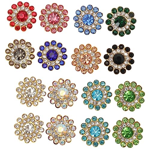 CLISPEED 100 Stück Strass Dekorationen Flach für Bastelarbeiten Sonnenblumen Rhinestone Accessoires für DIY Projekte Farben Gemischt CLISPEED 100 Stück Strass Dekorationen Flach für Bastelarbeiten Sonnenblumen Rhinestone Accessoires für DIY Projekte Farben Gemischt von CLISPEED