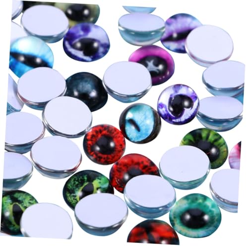 CLISPEED 100 Stück Teiliges DIY Glasaugen Selbstklebende Glasperlen mit Tieraugen Fein Verarbeitetes Bastelzubehör für Puppen Schmuck und Dekoration Vielfältige Muster Bruchsicher CLISPEED 100 Stück Teiliges DIY Glasaugen Selbstklebende Glasperlen mit Tieraugen Fein Verarbeitetes Bastelzubehör für Puppen Schmuck und Dekoration Vielfältige Muster Bruchsicher von CLISPEED