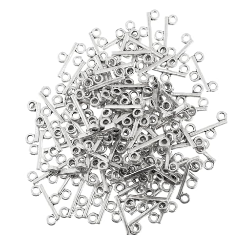 CLISPEED 100 Stück Teiliges DIY Schmuck Verschluss Doppelte Reihen Antikes Silber Vielseitige Verbindungsclips für Halsketten und Armbänder für Handgemachte Schmuckkreationen CLISPEED 100 Stück Teiliges DIY Schmuck Verschluss Doppelte Reihen Antikes Silber Vielseitige Verbindungsclips für Halsketten und Armbänder für Handgemachte Schmuckkreationen von CLISPEED