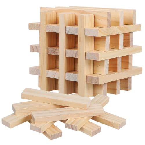 CLISPEED 100 Stück Teiliges Holzbausteine für Kleinkinder Kompakte Vielseitige Holzstäbchen für Bauen Räumliches Denken und Gemeinsames von Familie und Kindern CLISPEED 100 Stück Teiliges Holzbausteine für Kleinkinder Kompakte Vielseitige Holzstäbchen für Bauen Räumliches Denken und Gemeinsames von Familie und Kindern von CLISPEED