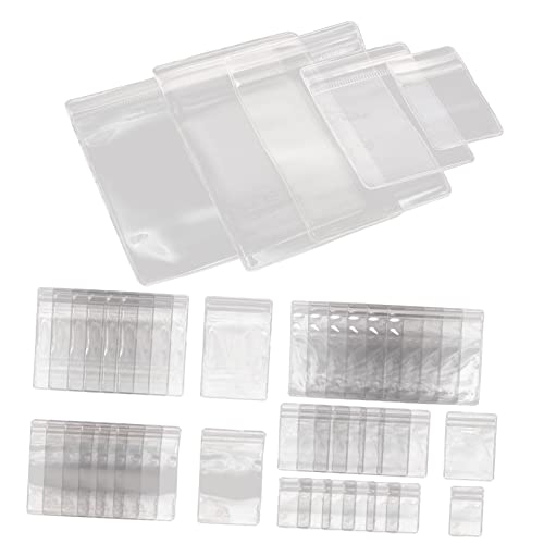 CLISPEED 100 Stück Teiliges Transparente Selbstklebende Schmuckbeutel aus Hochwertigem PVC Vielseitige Aufbewahrungstaschen für Ringe Ohrringe Halsketten für Kleine Unternehmen und CLISPEED 100 Stück Teiliges Transparente Selbstklebende Schmuckbeutel aus Hochwertigem PVC Vielseitige Aufbewahrungstaschen für Ringe Ohrringe Halsketten für Kleine Unternehmen und von CLISPEED