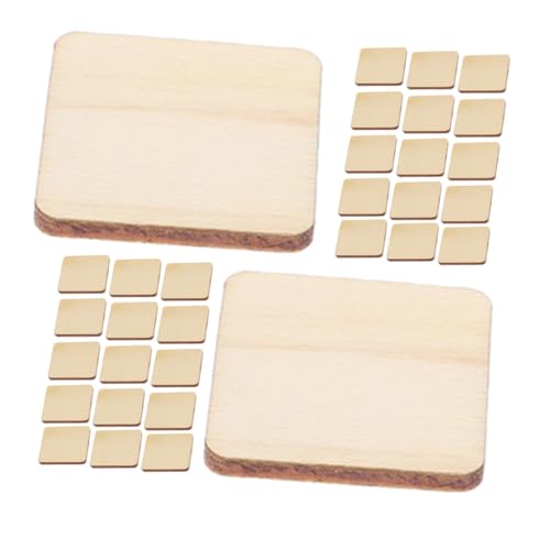 CLISPEED 100 Stück Unbehandelte Holzquadrate DIY Bastelholzplatten für Natürliche Holzstücke für Kreative Projekte für Malen und Handwerk CLISPEED 100 Stück Unbehandelte Holzquadrate DIY Bastelholzplatten für Natürliche Holzstücke für Kreative Projekte für Malen und Handwerk von CLISPEED