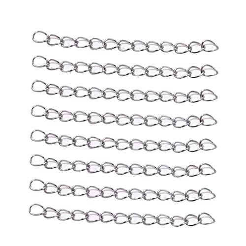 CLISPEED 100 Stück Verlängerungsketten DIY Schmuckzubehör für und Armbänder für Kreative Bastelprojekte und Schmuckherstellung CLISPEED 100 Stück Verlängerungsketten DIY Schmuckzubehör für und Armbänder für Kreative Bastelprojekte und Schmuckherstellung von CLISPEED