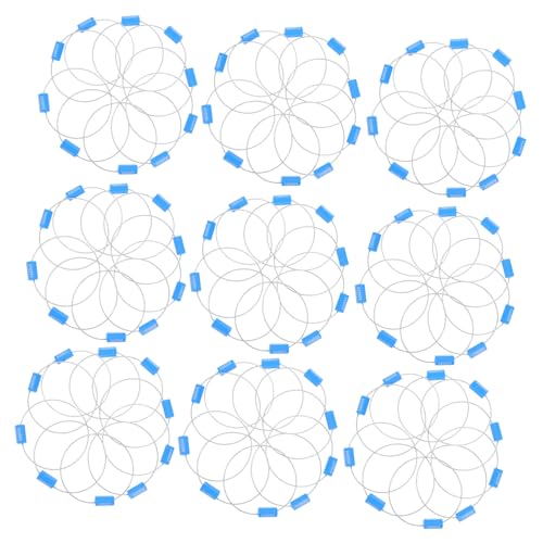 CLISPEED 100 Stück Verstellbare Stahlkabelplomben Wetterbeständige Manipulationssichere Metallkabelsiegel Hohe Festigkeit für Sicherheits Transport von Lkws und Containern Blaue CLISPEED 100 Stück Verstellbare Stahlkabelplomben Wetterbeständige Manipulationssichere Metallkabelsiegel Hohe Festigkeit für Sicherheits Transport von Lkws und Containern Blaue von CLISPEED
