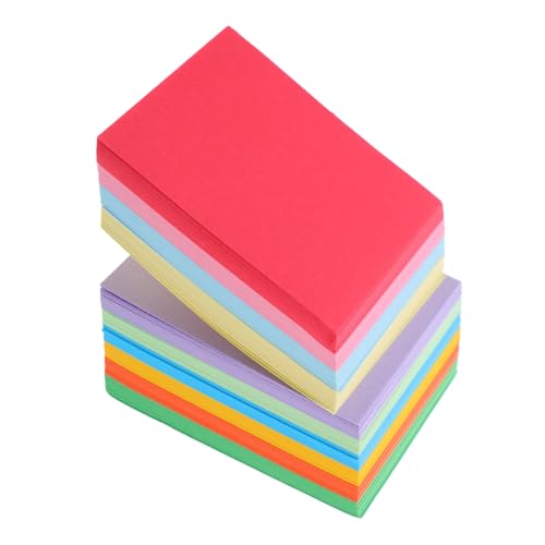 CLISPEED 1000 Stück Buntes Origami Papier Doppelseitige Quadratische Bastelpapiere für Diy Kunsthandwerk und Scrapbooking Benutzerfreundlich und Tragbar CLISPEED 1000 Stück Buntes Origami Papier Doppelseitige Quadratische Bastelpapiere für Diy Kunsthandwerk und Scrapbooking Benutzerfreundlich und Tragbar von CLISPEED