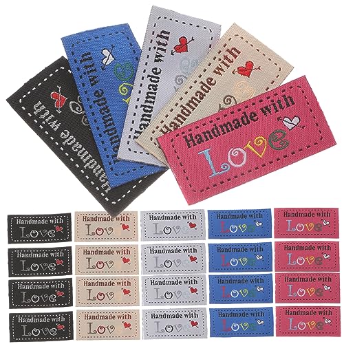 CLISPEED 100Stücke Handgefertigte Etiketten mit Liebe Personalisierte Nählabels für Kleidung DIY Projekte und Handarbeiten CLISPEED 100Stücke Handgefertigte Etiketten mit Liebe Personalisierte Nählabels für Kleidung DIY Projekte und Handarbeiten von CLISPEED