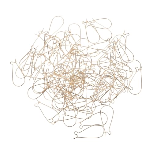 CLISPEED 100Stücke Ohrringhaken Hochwertigem Material DIY Zubehör für Schmuckherstellung für Bastelprojekte und Persönliche Anlässe Vergoldeter Ohrringe CLISPEED 100Stücke Ohrringhaken Hochwertigem Material DIY Zubehör für Schmuckherstellung für Bastelprojekte und Persönliche Anlässe Vergoldeter Ohrringe von CLISPEED