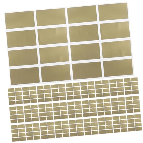 CLISPEED 100Stücke Teiliges Scratch Off Aufkleber für Geschenkanhänger Bastelprojekte und Spielkarten für Geburtstagsfeiern und Hochzeiten CLISPEED 100Stücke Teiliges Scratch Off Aufkleber für Geschenkanhänger Bastelprojekte und Spielkarten für Geburtstagsfeiern und Hochzeiten von CLISPEED