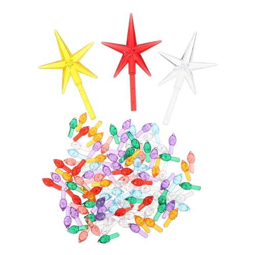 CLISPEED 103 STK Weihnachtsbaumbeleuchtung Dekorationen weihnachtsglühbirnen Sternförmige Glühbirnen geformt Ornament Christbaumbeleuchtung aus Keramik Stern Baumspitze Plastik CLISPEED 103 STK Weihnachtsbaumbeleuchtung Dekorationen weihnachtsglühbirnen Sternförmige Glühbirnen geformt Ornament Christbaumbeleuchtung aus Keramik Stern Baumspitze Plastik von CLISPEED