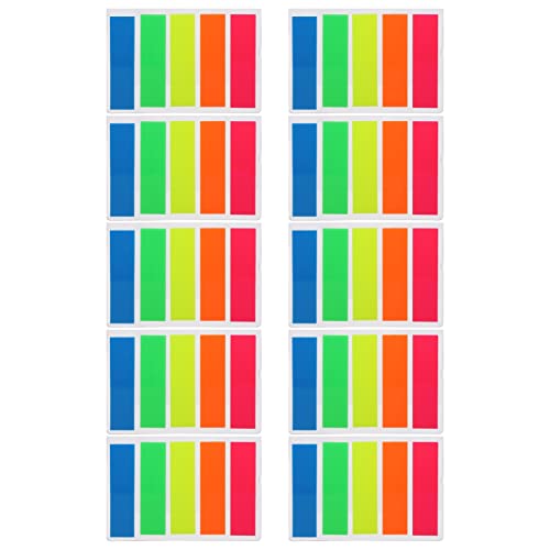 CLISPEED 10Sätze Klebende Notizen Bunte Index Flags Wiederverwendbare Memo Aufkleber für Dokumente und Notizen Organisieren und Markieren CLISPEED 10Sätze Klebende Notizen Bunte Index Flags Wiederverwendbare Memo Aufkleber für Dokumente und Notizen Organisieren und Markieren von CLISPEED
