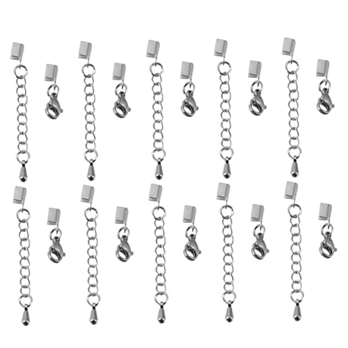 CLISPEED 10Stücke Kabelclips für DIY Schmuck Hummerverschlüsse für Lederkordel Langlebige Schnallen für Armbänder und Vielseitig Einsetzbar CLISPEED 10Stücke Kabelclips für DIY Schmuck Hummerverschlüsse für Lederkordel Langlebige Schnallen für Armbänder und Vielseitig Einsetzbar von CLISPEED