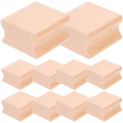 CLISPEED 10Stücke Teiliges Holzstempel für Scrapbooking und Basteln Design Präzise Schnitzlinien für Einladungen und Kartenverzierung von CLISPEED