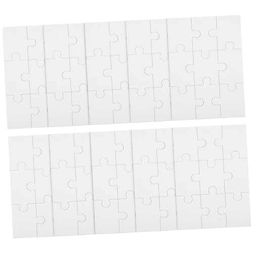 CLISPEED 10blätter Leeres Puzzle Blanko-Puzzles Zum Bemalen Basteln Für Junge Mädchen Und Erwachsene Leere Puzzleteile Für DIY-Graffiti Dekoration Spielzeug CLISPEED 10blätter Leeres Puzzle Blanko-Puzzles Zum Bemalen Basteln Für Junge Mädchen Und Erwachsene Leere Puzzleteile Für DIY-Graffiti Dekoration Spielzeug von CLISPEED