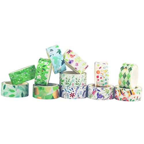 CLISPEED 12 Rollen Washi Tapes mit Floralen Mustern Dekorative Klebebänder für DIY Scrapbooking Journaling und Kreative Projekte für Planer und Tagebücher CLISPEED 12 Rollen Washi Tapes mit Floralen Mustern Dekorative Klebebänder für DIY Scrapbooking Journaling und Kreative Projekte für Planer und Tagebücher von CLISPEED