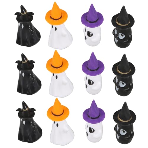 CLISPEED 12 Sätze Mini-Geister-Hexenhut winzige Halloween-Figuren Gartendekorationszubehör Gruselige Dekorationen Wohnaccessoires Halloween Miniatur-Landschaftsdekoration gartenhaus schmuck CLISPEED 12 Sätze Mini-Geister-Hexenhut winzige Halloween-Figuren Gartendekorationszubehör Gruselige Dekorationen Wohnaccessoires Halloween Miniatur-Landschaftsdekoration gartenhaus schmuck von CLISPEED