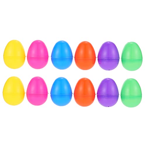 CLISPEED 12 Stück Ei Dekoration Twist gefüllt dekoriert leere Ostereier Osterparteigunst spielzeuge Ostereier mit im Inneren Korbfüller für Ostereier Eier -Stuffers Ostern Plastik CLISPEED 12 Stück Ei Dekoration Twist gefüllt dekoriert leere Ostereier Osterparteigunst spielzeuge Ostereier mit im Inneren Korbfüller für Ostereier Eier -Stuffers Ostern Plastik von CLISPEED