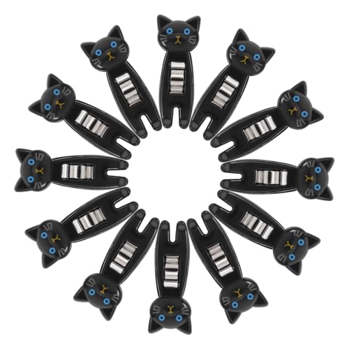 CLISPEED 12 Stück Niedliche Cartoon Papierklammern Teiliges Set für Notizen und Lebensmittelverpackung Multifunktionale Klammern für Büro und Zuhause für Stabil und Praktisch von CLISPEED