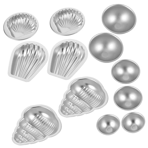 CLISPEED 12 Stück Teiliges Aluminiumlegierung Badekugelform Seifenform für DIY Badekugeln und Seifen Gießen Benutzerfreundlich Langlebig Einfache Entformung für Anfänger und Profis CLISPEED 12 Stück Teiliges Aluminiumlegierung Badekugelform Seifenform für DIY Badekugeln und Seifen Gießen Benutzerfreundlich Langlebig Einfache Entformung für Anfänger und Profis von CLISPEED