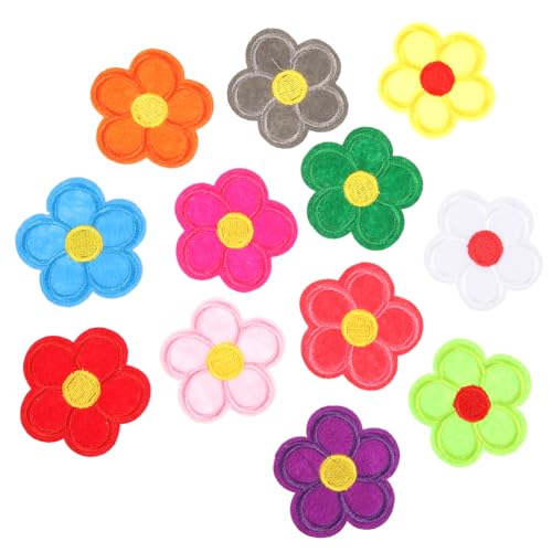 CLISPEED 12 Stück Teiliges Blumen Stickerei Aufnäher zum Aufbügeln Bunte Bestickte Patches für Kleidung Jeans Jacken Rucksäcke DIY Textil Applikationen Einfach Anzubringen Robust und CLISPEED 12 Stück Teiliges Blumen Stickerei Aufnäher zum Aufbügeln Bunte Bestickte Patches für Kleidung Jeans Jacken Rucksäcke DIY Textil Applikationen Einfach Anzubringen Robust und von CLISPEED