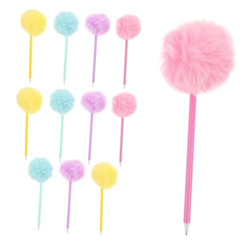CLISPEED 12 Stück Teiliges Bunte Pompom Kugelschreiber mit Flauschigem Pompon Kreative Schreibstifte für Schule Büro Party Weich und Dekorativ Glattes Schreiben Lustiges für Schüler CLISPEED 12 Stück Teiliges Bunte Pompom Kugelschreiber mit Flauschigem Pompon Kreative Schreibstifte für Schule Büro Party Weich und Dekorativ Glattes Schreiben Lustiges für Schüler von CLISPEED