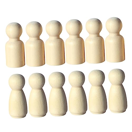 CLISPEED 12 Stück Teiliges DIY Holzfiguren Miniatur Holzpuppen für Bastelprojekte und Sandtisch Dekoration Bemalbare Holzspielzeuge Kleine Figuren für Gestaltung und Kreative CLISPEED 12 Stück Teiliges DIY Holzfiguren Miniatur Holzpuppen für Bastelprojekte und Sandtisch Dekoration Bemalbare Holzspielzeuge Kleine Figuren für Gestaltung und Kreative von CLISPEED