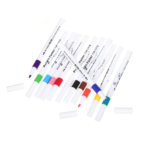 CLISPEED 12 Stück Teiliges Marker für Ergonomische Schnelltrocknende Filzstifte Buntstifte für DIY Malerei Papier Keramik und Mehr für Junge Künstler und Bastelbegeisterte CLISPEED 12 Stück Teiliges Marker für Ergonomische Schnelltrocknende Filzstifte Buntstifte für DIY Malerei Papier Keramik und Mehr für Junge Künstler und Bastelbegeisterte von CLISPEED