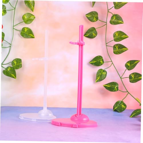 CLISPEED 12 Stück Teiliges Puppenständer Stabile Transparente und Rosa Halterungen Langlebige Doll Brackets für Puppenregal und Puppenzubehör für Puppenhaus Display und CLISPEED 12 Stück Teiliges Puppenständer Stabile Transparente und Rosa Halterungen Langlebige Doll Brackets für Puppenregal und Puppenzubehör für Puppenhaus Display und von CLISPEED