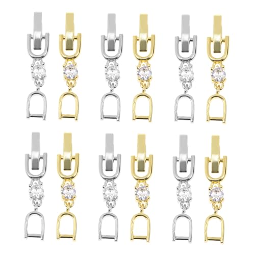 CLISPEED 12 Stück Teiliges Schmuckverlängerungs Legierung Kettenverlängerung für Armbänder und Halsketten Strahlend Weiß und Goldfarben Langlebig Anlauffest für DIY schmuck und CLISPEED 12 Stück Teiliges Schmuckverlängerungs Legierung Kettenverlängerung für Armbänder und Halsketten Strahlend Weiß und Goldfarben Langlebig Anlauffest für DIY schmuck und von CLISPEED