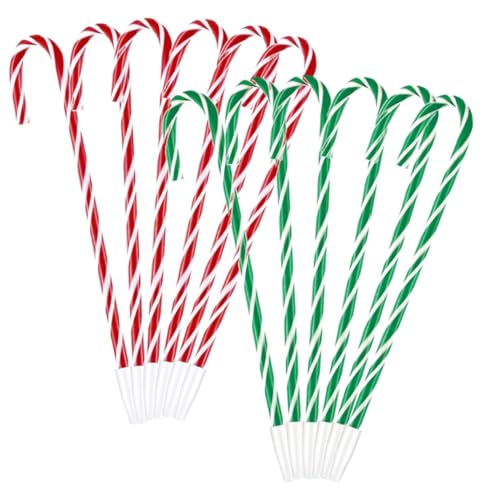 CLISPEED 12 Stück Teiliges Weihnachts Gelschreiber in Rot und Grün Candy Cane Design Robuste Sichere Kugelschreiber für Weihnachten Partygeschenke und Festliche Dekorationen für CLISPEED 12 Stück Teiliges Weihnachts Gelschreiber in Rot und Grün Candy Cane Design Robuste Sichere Kugelschreiber für Weihnachten Partygeschenke und Festliche Dekorationen für von CLISPEED