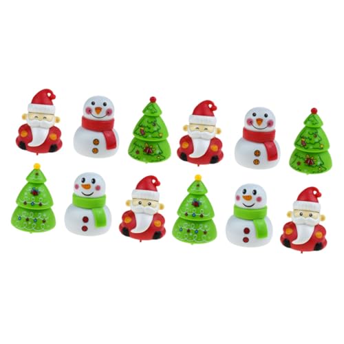 CLISPEED 12 Stück Teiliges Weihnachts Pull Back mit Santa Claus Schneemann und Weihnachtsbaum Figuren Langlebige Spielzeuge zur Tischdekoration und Geschenkidee CLISPEED 12 Stück Teiliges Weihnachts Pull Back mit Santa Claus Schneemann und Weihnachtsbaum Figuren Langlebige Spielzeuge zur Tischdekoration und Geschenkidee von CLISPEED