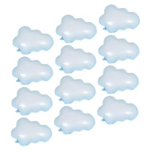 CLISPEED 12 Stück Teiliges Wolken Aluminiumfolie Luftballon Dekorative Geburtstags und Babyparty Deko Blau Weiße Wolkenoptik Vielseitig für Innen und Außenbereich Foto Requisiten CLISPEED 12 Stück Teiliges Wolken Aluminiumfolie Luftballon Dekorative Geburtstags und Babyparty Deko Blau Weiße Wolkenoptik Vielseitig für Innen und Außenbereich Foto Requisiten von CLISPEED