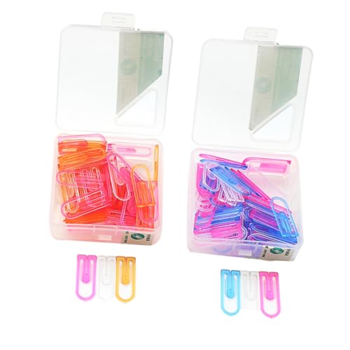 CLISPEED 120 Stück Teiliges Bunte Tragbare Büroklammern und Kreative Lesezeichenclips für Schüler Stabiles Handliches Design zur Organisation von Dokumenten im Büro und Schule CLISPEED 120 Stück Teiliges Bunte Tragbare Büroklammern und Kreative Lesezeichenclips für Schüler Stabiles Handliches Design zur Organisation von Dokumenten im Büro und Schule von CLISPEED