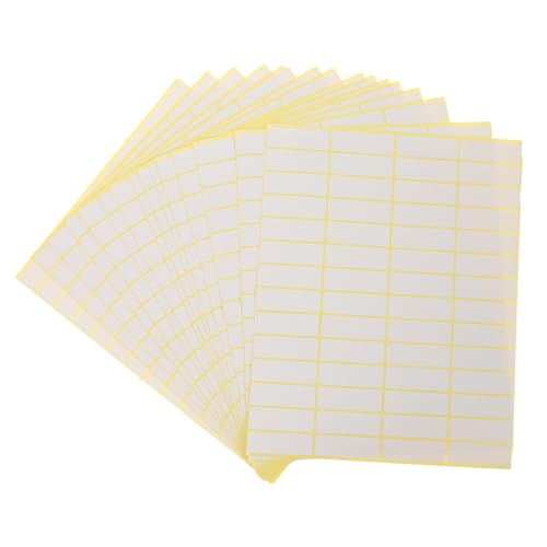 CLISPEED 15 Blatt Selbstklebende Preisetiketten Aufkleber Leicht Beschriftbar Stark Haftend Einfach Abziehbar Kleine Etiketten Für Preisangaben Organisation Und Lagerverwaltung CLISPEED 15 Blatt Selbstklebende Preisetiketten Aufkleber Leicht Beschriftbar Stark Haftend Einfach Abziehbar Kleine Etiketten Für Preisangaben Organisation Und Lagerverwaltung von CLISPEED