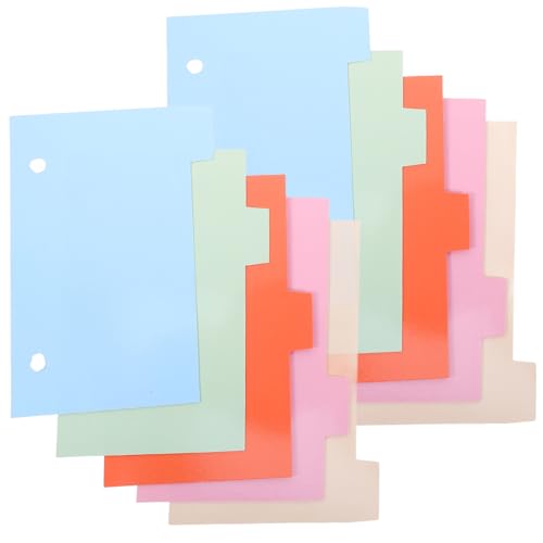 CLISPEED 15 Blatt Teiliges Registerkarten Farbigen Papier indextrennblättern notizbuch organizer Vielseitige Ordnungshelfer für Schüler Büro und Planer CLISPEED 15 Blatt Teiliges Registerkarten Farbigen Papier indextrennblättern notizbuch organizer Vielseitige Ordnungshelfer für Schüler Büro und Planer von CLISPEED